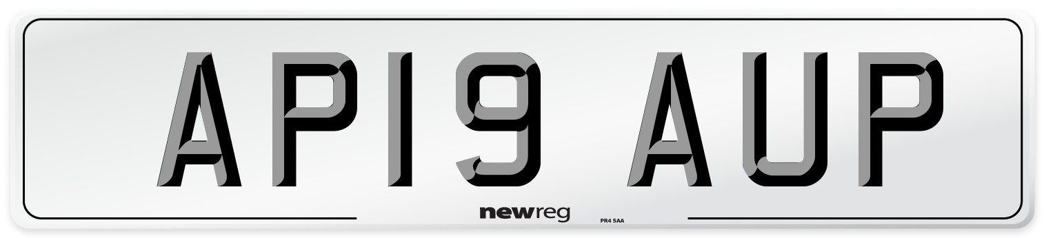 AP19 AUP Number Plate from New Reg